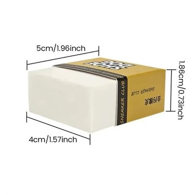1PCS Sneakers Shoes Stain Eraser Detergent Clean Suede Leather Rubber Cleaner US