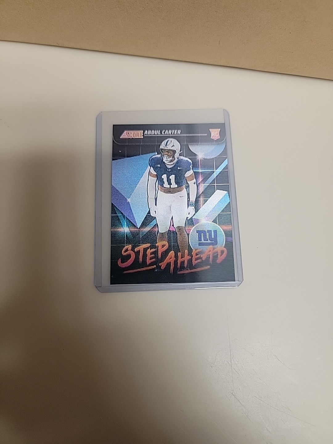 Abdul Carter New York Giants 2025 Score Step Ahead Case Hit Rookie RC SA-ACR