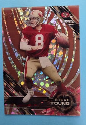 STEVE YOUNG 2015 Topps High Tek Acetate BLADES PATTERN  Red Parallel 2/5 #64