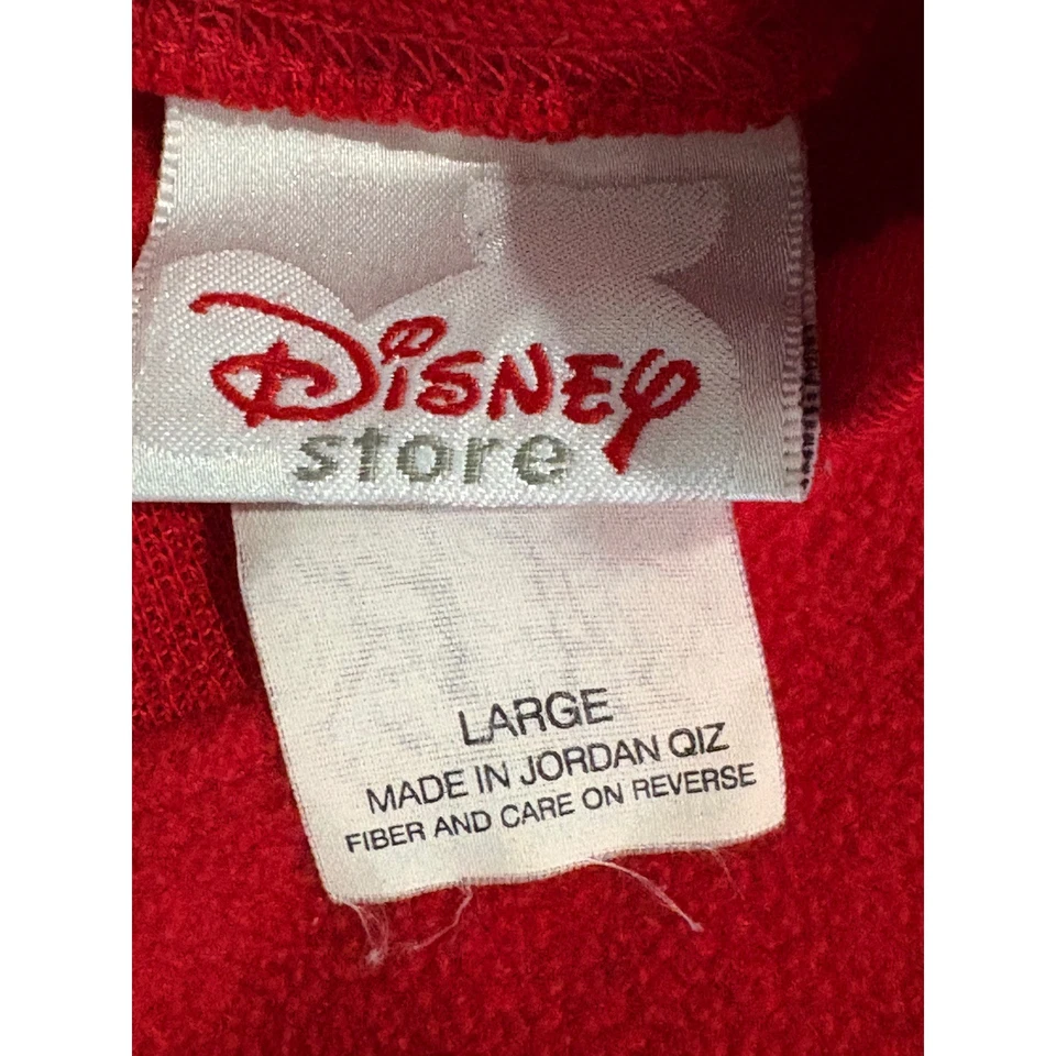 Linda sudadera polar roja Winnie the Pooh de la tienda Disney niños grande Pooh Bear Foto 4 de 4