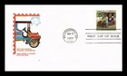 DR JIM STAMPS US COVER MAIL CAR CLASSIC MAIL TRANSPORTATION FDC HF CACHET