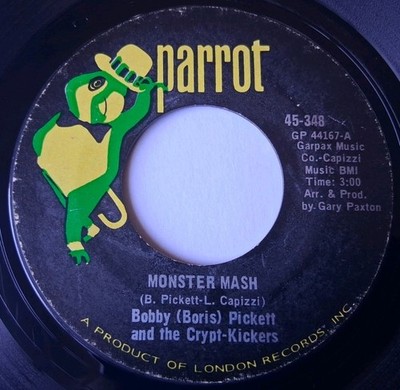 Bobby (Boris) Pickett & The Crypt-Kickers - Monster Mash 45- Reissue 1973 Parrot
