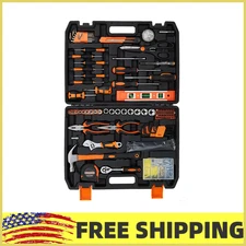 242 Piece Household Tool Set w/Storage Case,Household Hand Kit,DIY Projects Home