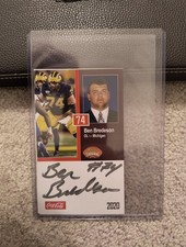 Ben Bredeson - 2020 Senior Bowl Card, Signed - University Of Michigan