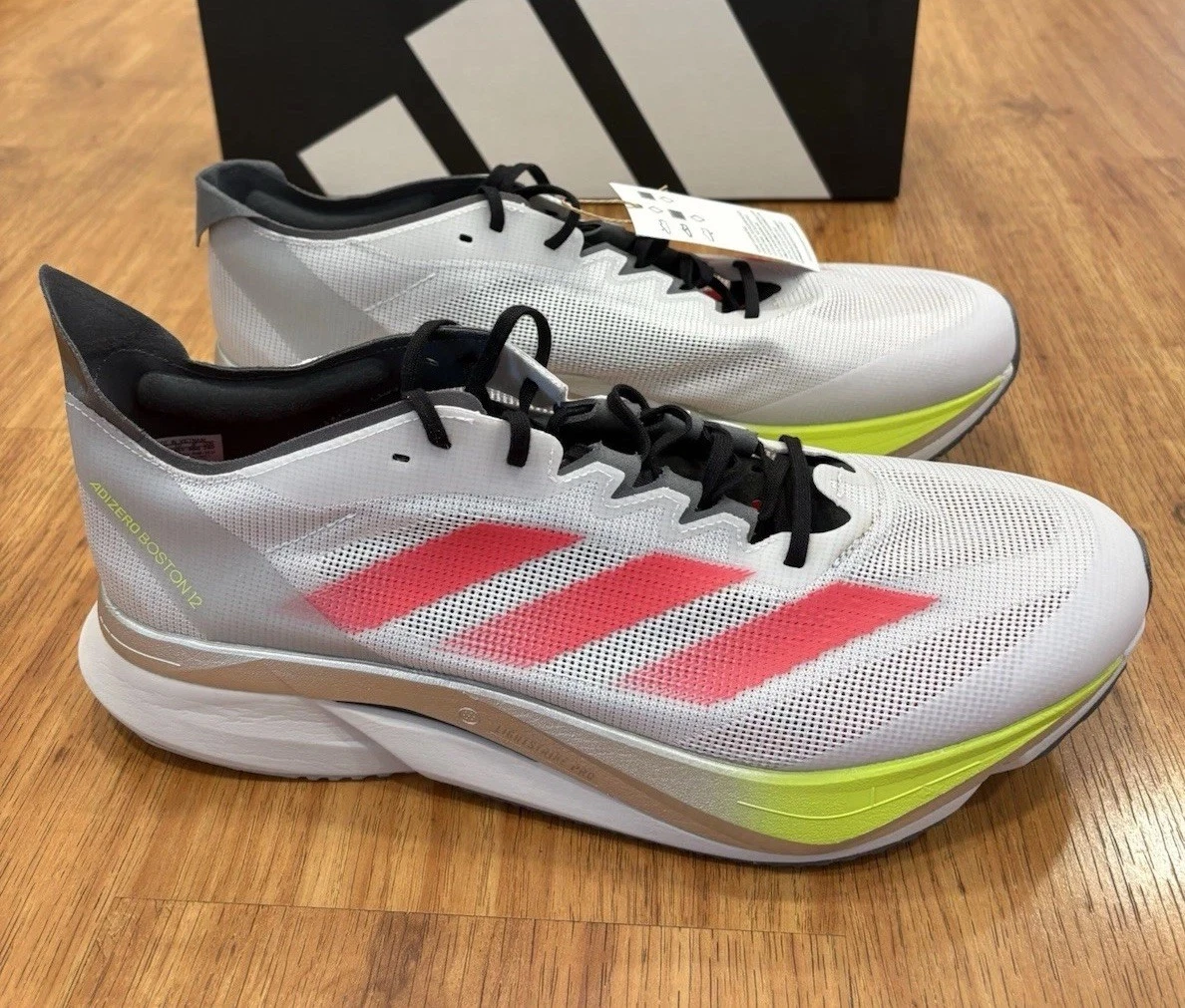 スパイク・シューズ Adidas Men's [26.5*PRO4]&[26.0*BOSTON12] Shoes - Adizero Boston 12 Shoes - Black | adidas Oman