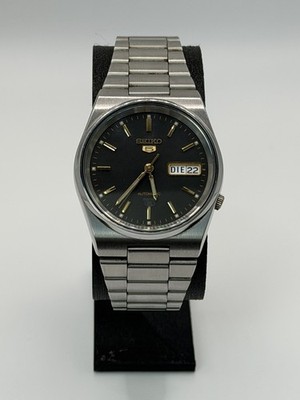 Seiko 5 Automatic 7S26-3130 schwarz Gold, Vintage
