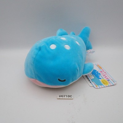 D0710C Mochikko Hinyari Animaruzu  Whale Shark Amuse Plush 7'' Toy Doll Japan
