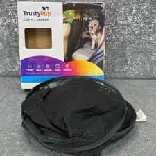 TrustyPup Car Pet Barrier Mesh Divider Adjustable Collapsible 29.5in x29.5in