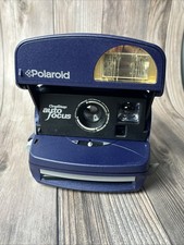 Polaroid One Step Auto Focus Instant 600 Film Camera Navy Blue