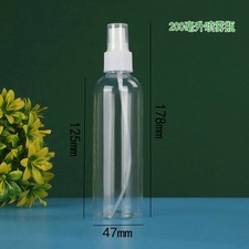 30/50/200ml Plastic Transparent Spray Bottle Refillable  Small Travel Mist Empty