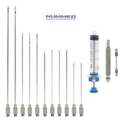 14 Pcs Liposuction Cannulas Set Luer Lock Face Fat Transfer Surgery Cosmetic Kit