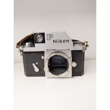 Nikon F 35mm Body w/ Light Meter Strap Silver 0901
