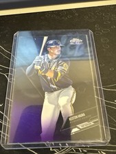 2021 Topps Chrome Black - Keston Hiura #23 Purple Refractor /150