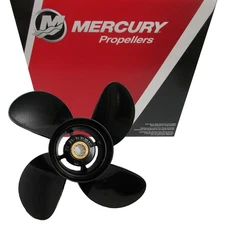 Mercury New OEM Spitfire 4 Blade Prop 9.3x9.5 Propeller 48-8M8026650 25hp, 30hp
