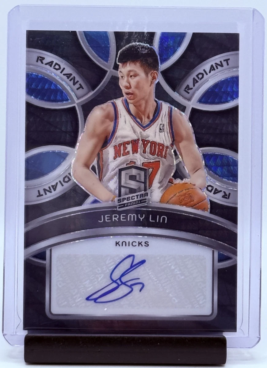 Jeremy Lin New York Knicks Basketball Autographed Sports Trading