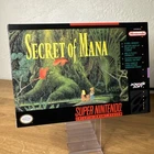 Secret of Mana (SNES) Complete in Box CIB w/ Manual, Poster, Insert