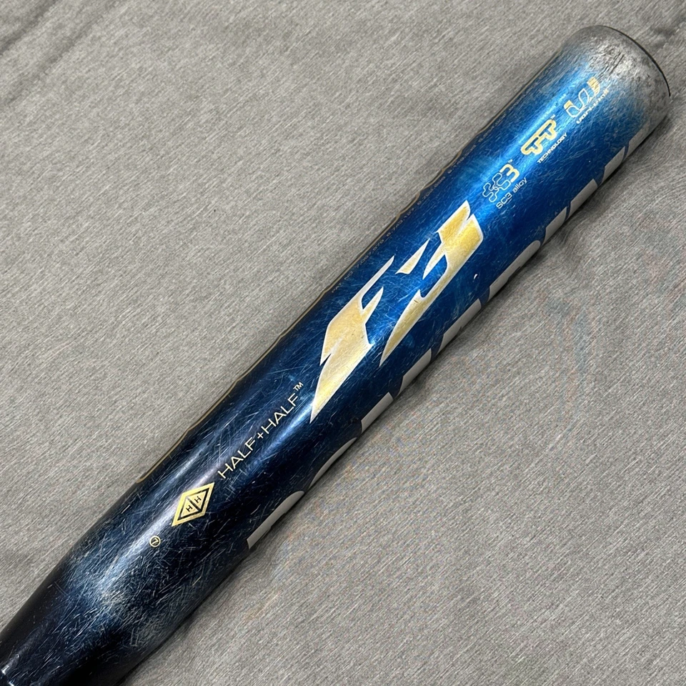 Bate de softbol lanzamiento lento Demarini F3 doble pared compuesto mitad + mitad 34/28 Foto 2 de 4