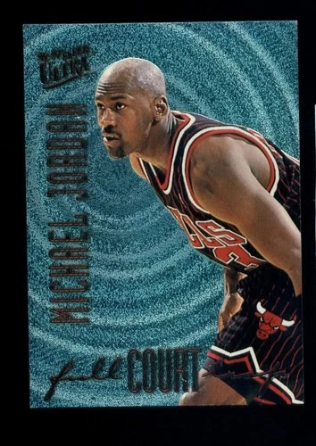 1996-97 Rare Fleer Ultra Michael Jordan Full Court Trap #1 Insert Card