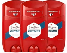 3 Pack of Old Spice Whitewater Deodorant Stick for Men 50 ML