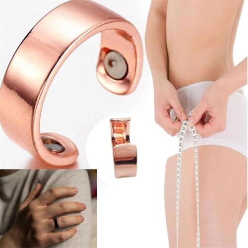 Anillos de apertura de hematita de terapia magnética dedo unisex cuidado de la salud pérdida de peso - Imagen 8 de 17