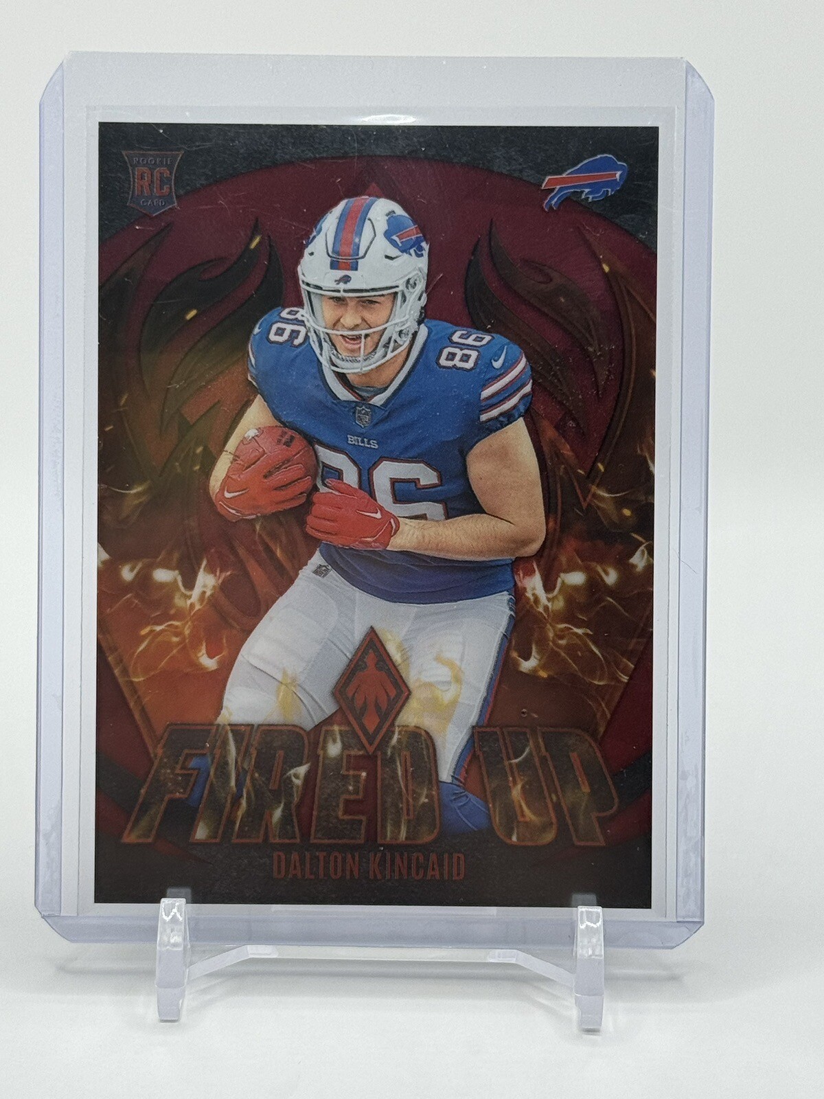 2023 Phoenix Football Dalton Kincaid Rookie Fired Up Red /199 Buffalo Bills RC