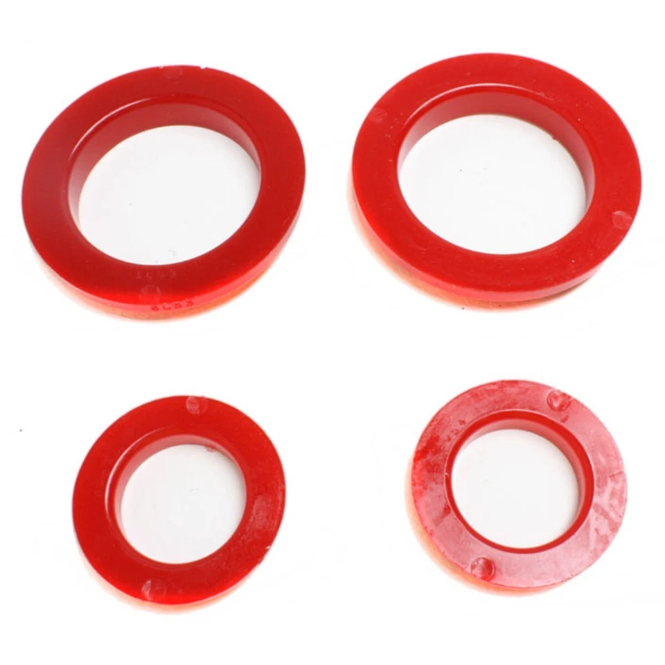 Juego de 4 aisladores de resorte helicoidal de suspensión energética traseros para Ford Mustang 79-04 Foto 4 de 4