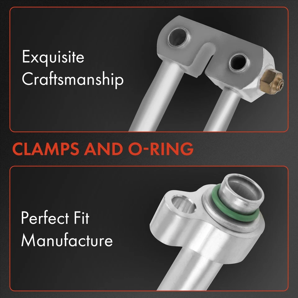 2x Conjunto de línea de succión y descarga y líquido para Ford F-250 F-350 Super Duty gasolina Foto 3 de 4