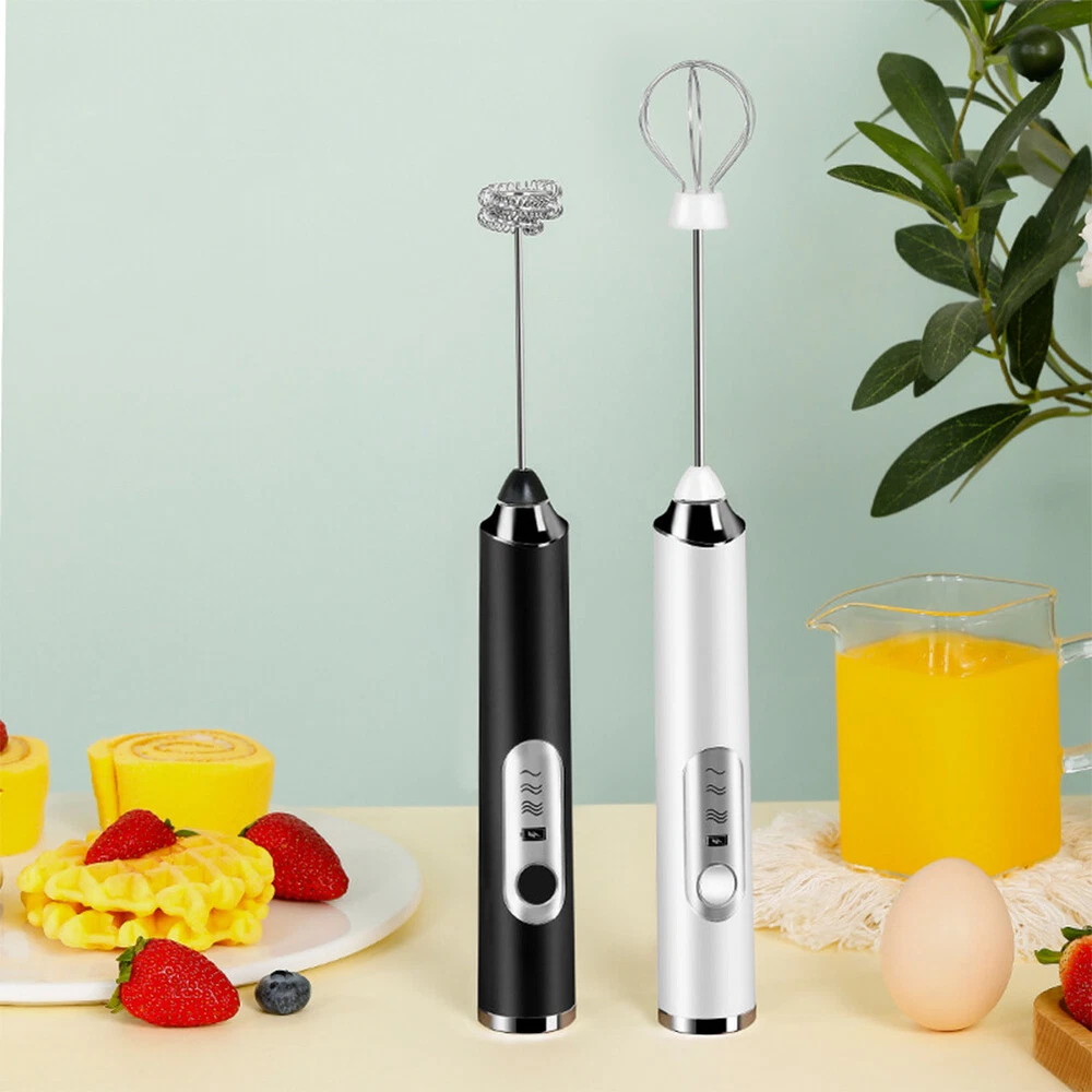 Milk Frother Handheld Usb Charging Wireless Mini Mixer with Variable Speeds