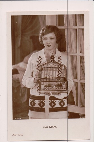 Vintage Postcard Polish Actress Lya Mara - Picture 1 of 2