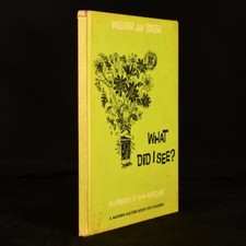 1962 What Did I See? William Jay Smith Illustrated Children's Book Signed