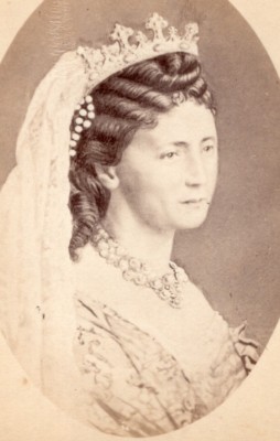 Deutsche Kaiserin Prinzessin Victoria altes CDV Foto 1870