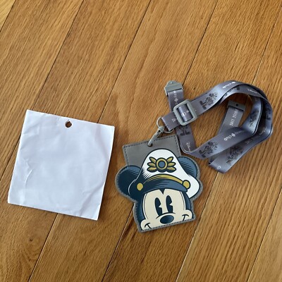 Disney Cruise Line DCL Silver Lanyard Castaway Club Mickey