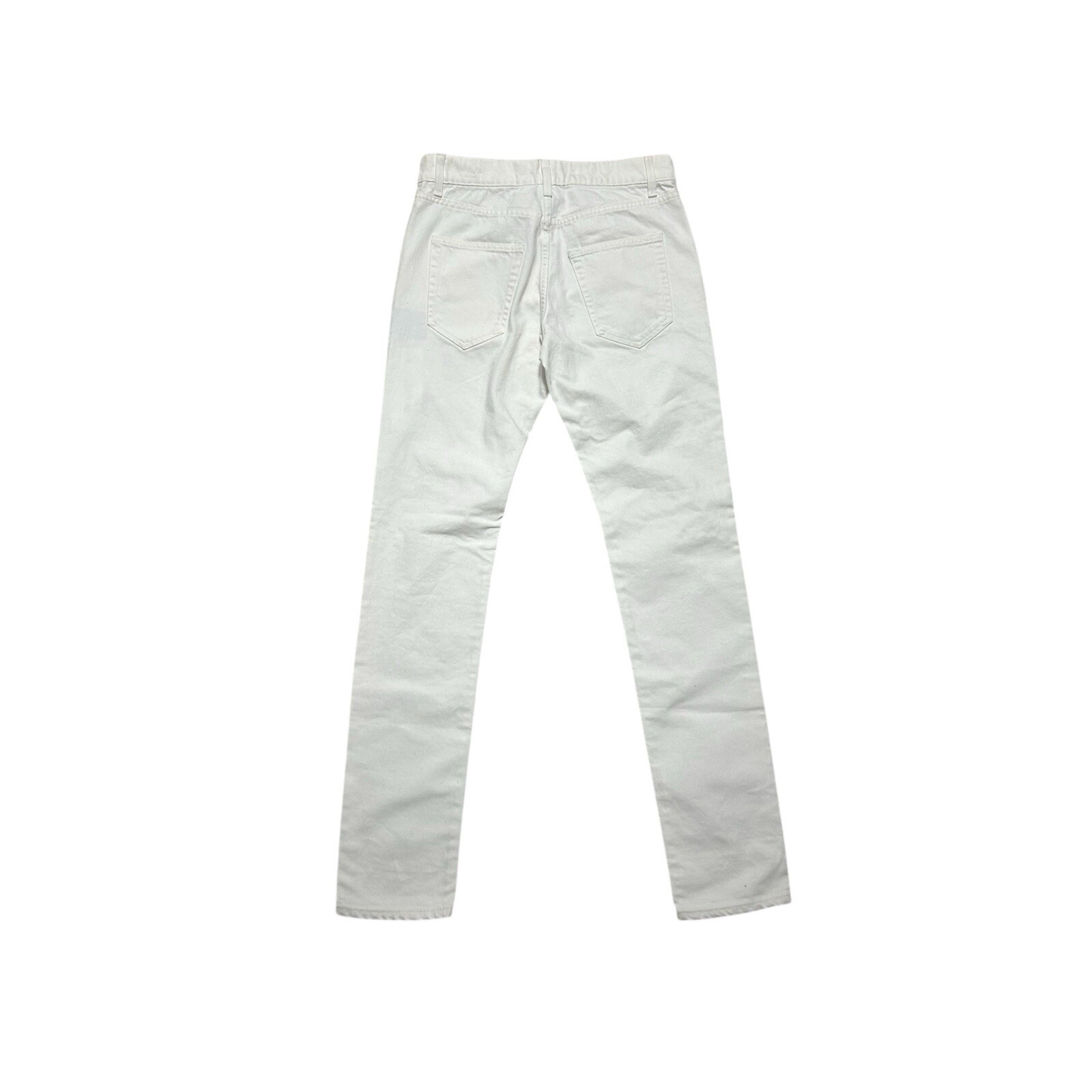 Saint Laurent Slim Fit D02 Denim Bianco Uomo Taglia 28