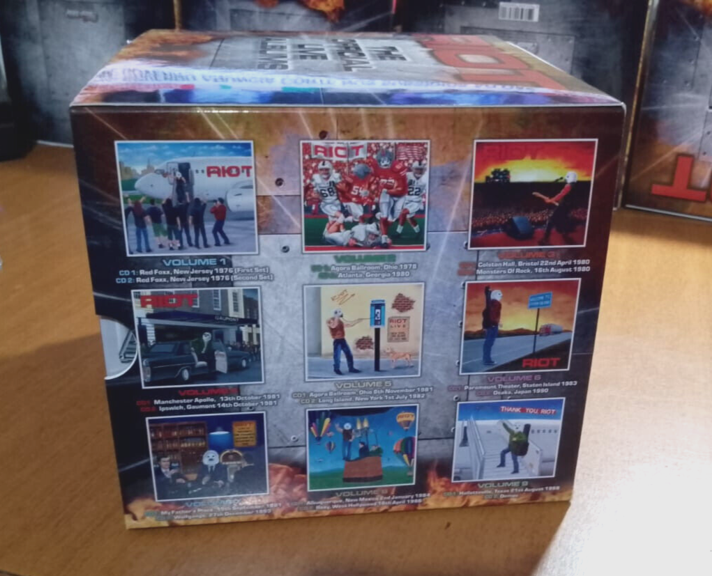 Riot - The Official Live Albums 9 double Cds Box Set BRAZIL Only