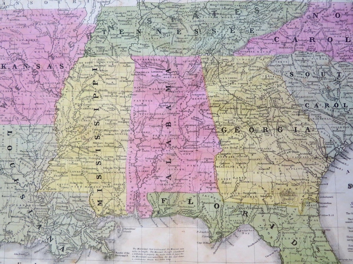 Antebellum South Georgia Alabama Louisiana Tennessee South 