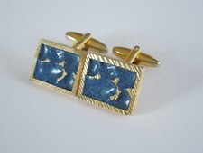 Unusual Vintage Cufflinks With Email 13,5 G/1,9 X 1,5 CM
