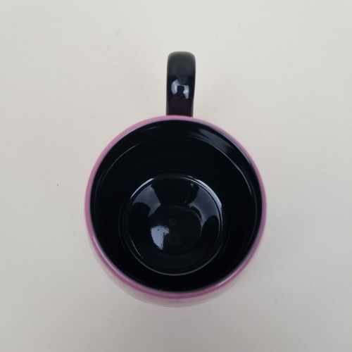 Disney Minnie Mouse Tasse "I'm Only Awake for the Coffee" Tasse rosa schwarz 4" groß - Bild 5 von 6