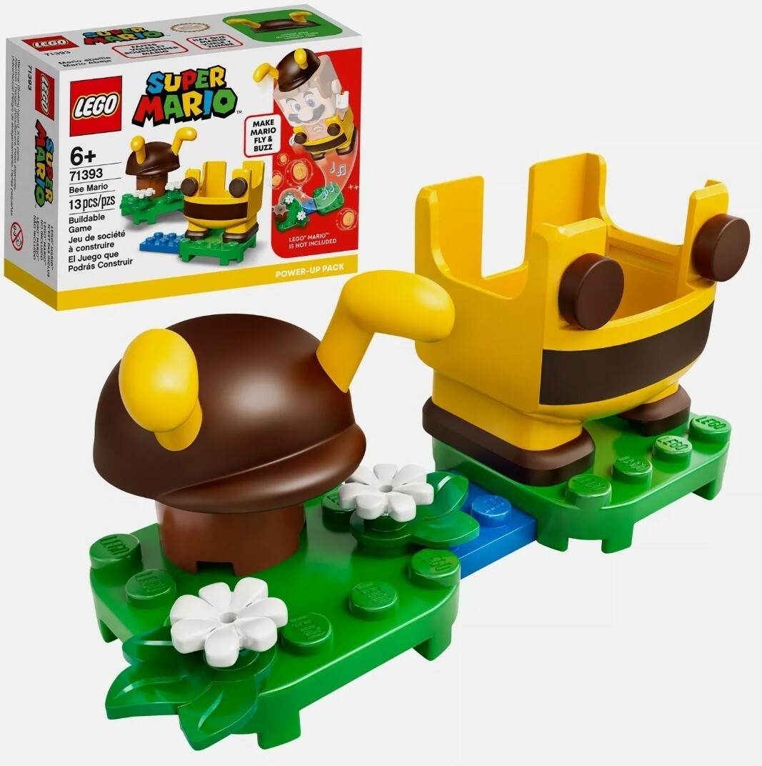 LEGO Super Mario 71393 Bee Mario Power-Up Pack NIB 13 Pc Bee Suit