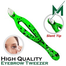 Professional Eyebrow Tweezers Slant Tip Precision Hair Tweezer for Men Women