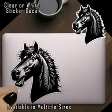 Horse Animal Head Vinyl Decal Sticker Indoor Outdoor 4 Sizes
