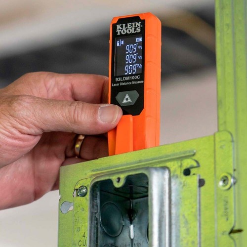 Klein Tools 93LDM100C Compact Laser Distance Measure - Picture 7 of 11