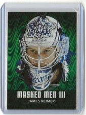 2010 2010-11 Between The Pipes Masked Men III Emerald #MM20 James Reimer /340