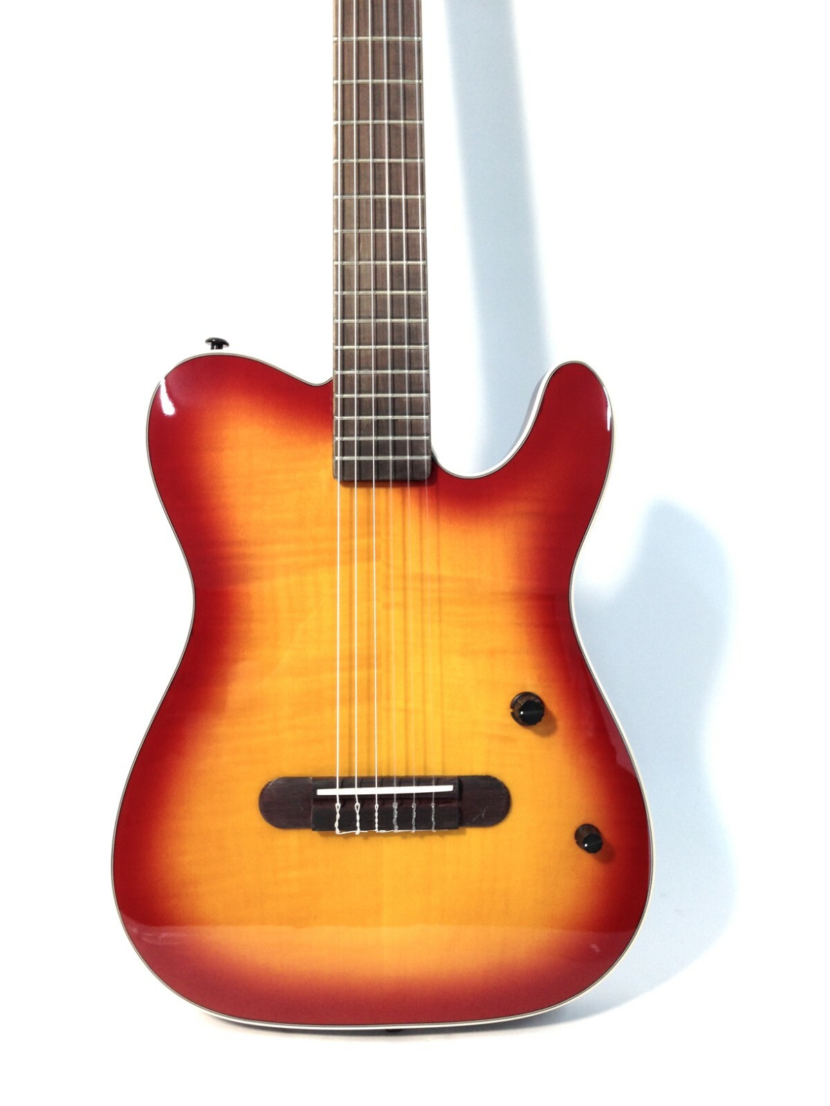 Haze Solid Body Nylon String Electric Guitar,Piezo Pickups+Free Bag HSMRC601EQCS eBay