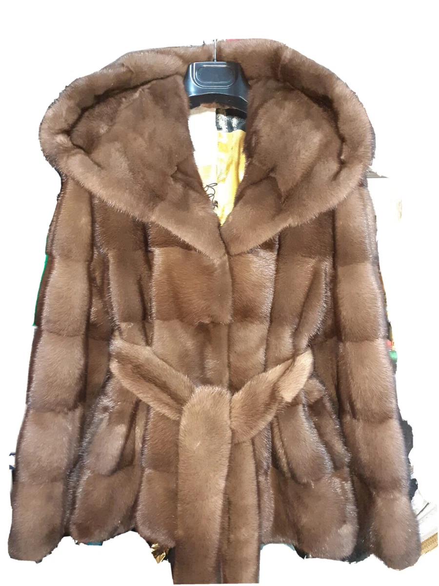 Giacca di pelliccia con clearance cappuccio