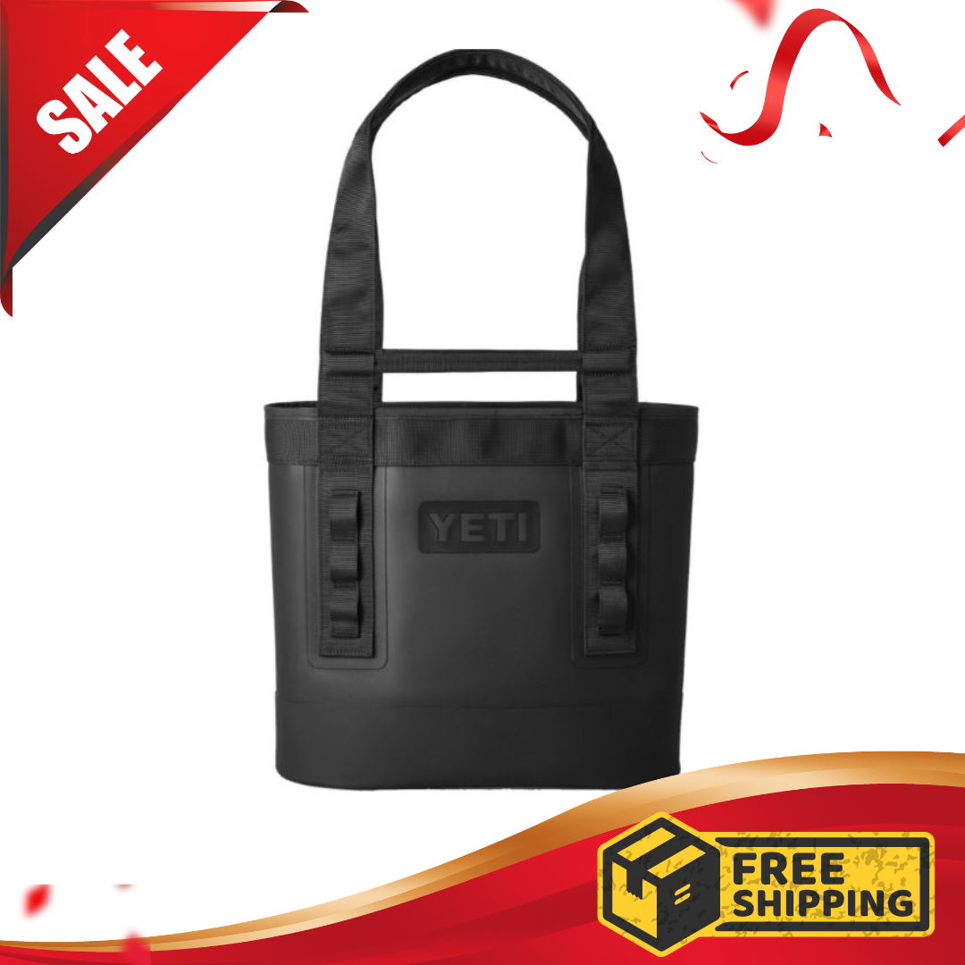 FASH SALE YETI Camino 20 Black Carryall Tote Bag