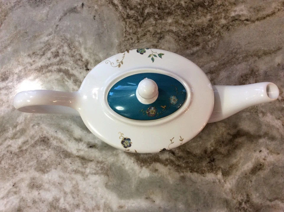 Tetera Fifth Eliza Teal 222. Hermoso. Porcelana. Nuevo. Foto 3 de 4