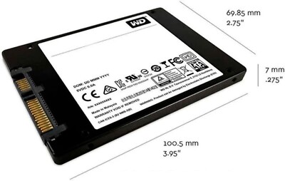 WD Blue 1TB, 2.5 inch Internal SSD - WDS100T3B0A for sale online