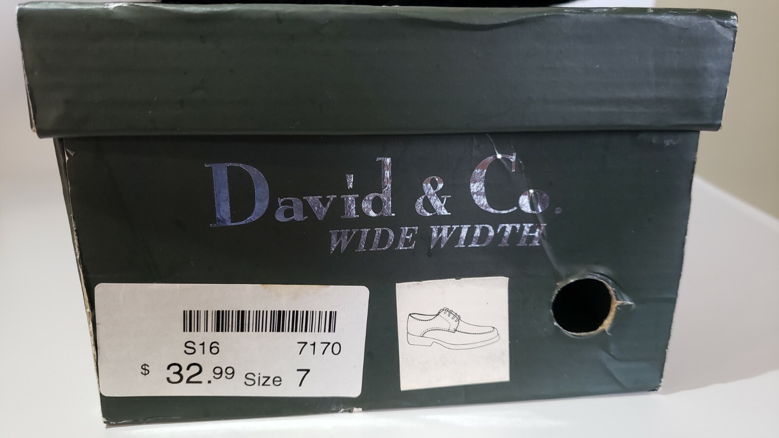 SAOLA Scarpa elegante uomo David & Co. taglia 7...ottime condizioni**