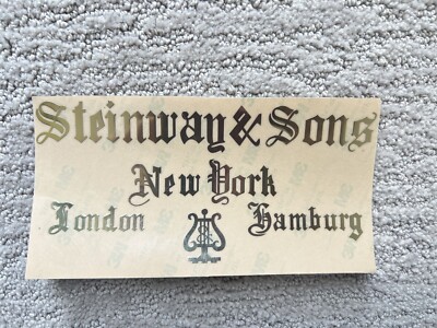 Steinway Grand Piano Decal Pack Of 2 | eBay