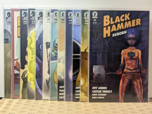 Black Hammer Reborn 1-12 full set   NM+  Lemire -  all 1st prints